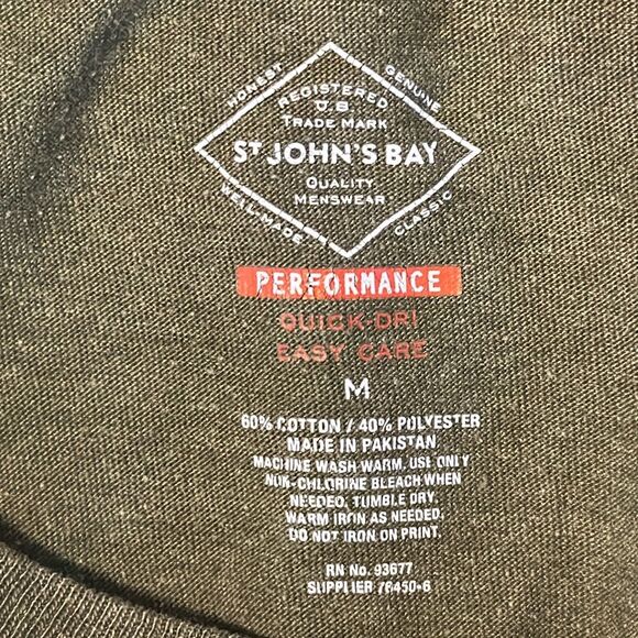 St.John’s Bay men T-shirt- lot of 2- size M - Picture 7 of 7